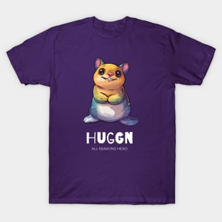 Funny outfit for cuddlers, quokka, gift "HUGGN" T-Shirt